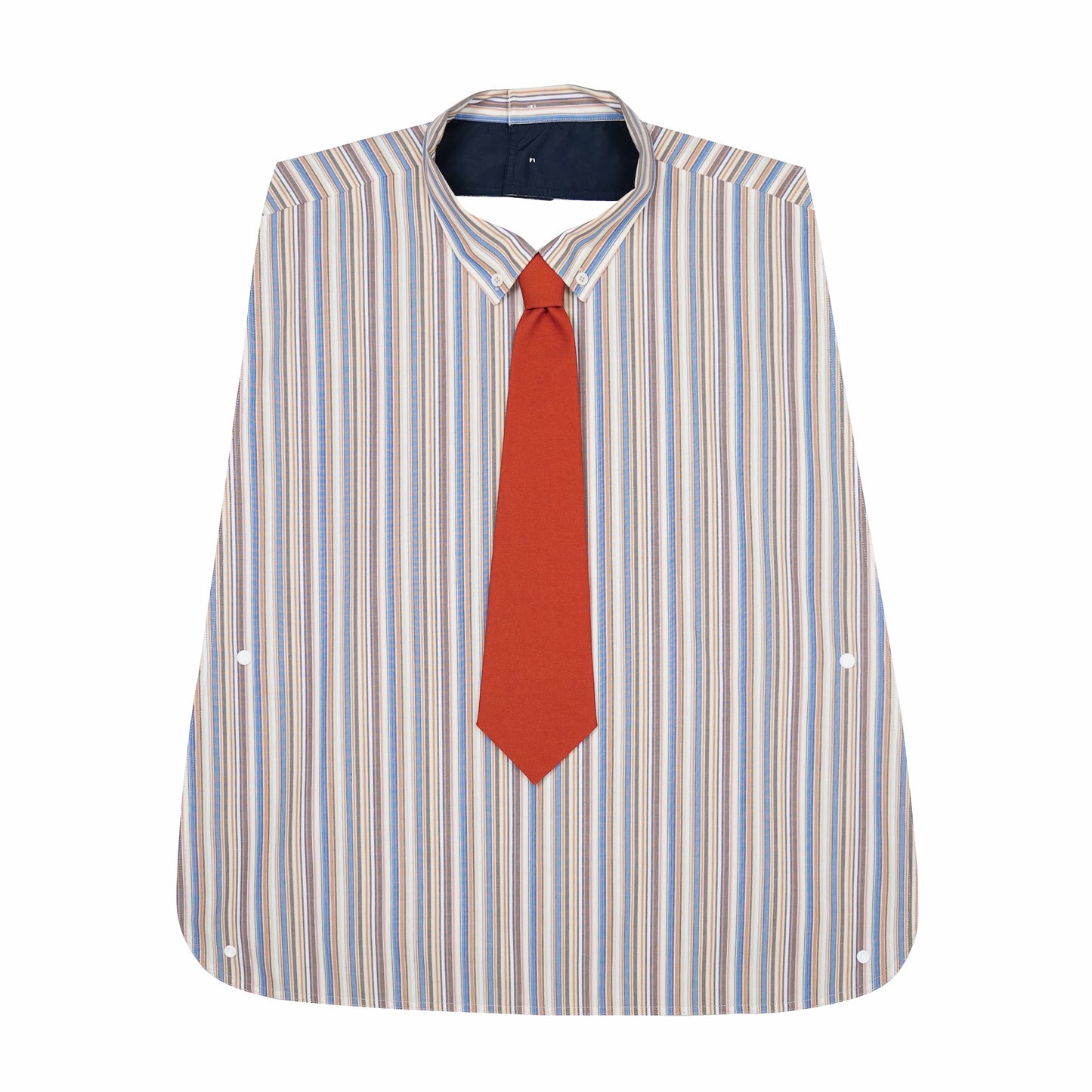 Shirt Style Mealtime Scarf with Tie