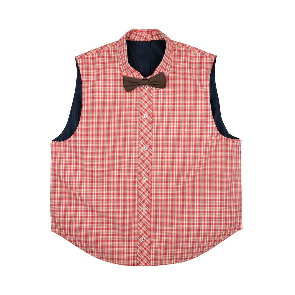 Sleeveless Shirt Style Mealtime Scarf